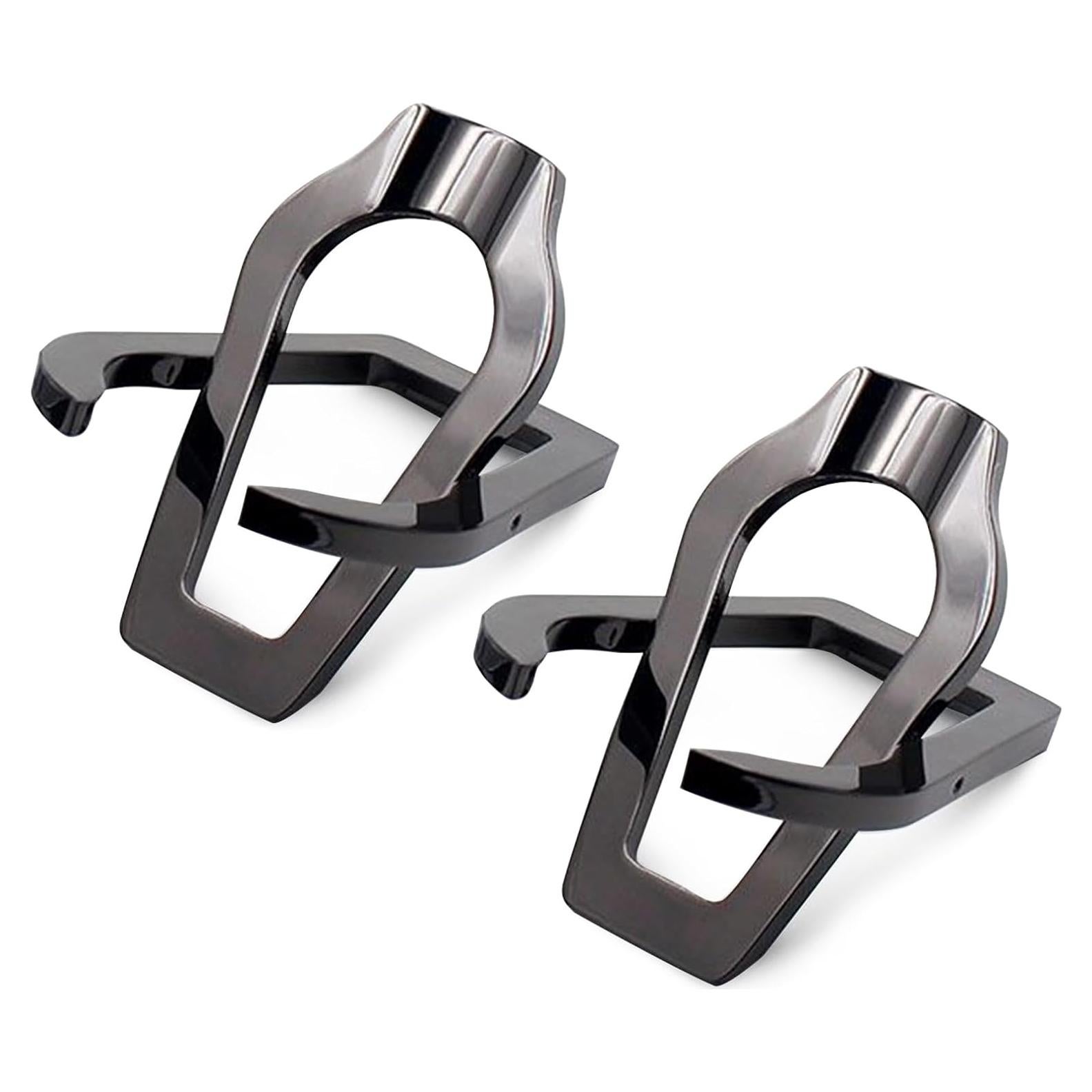 Soporte Plegable para Tubos de Tabaco DANHAN - Acero Inoxidable, Negro, Paquete de 2