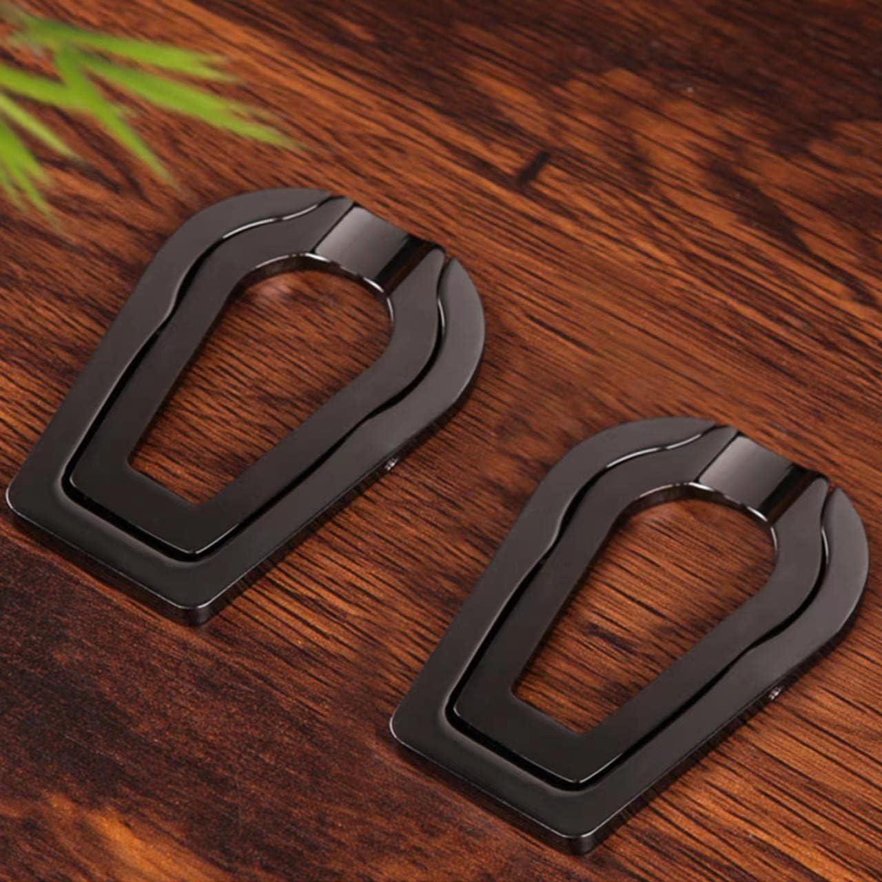 Soporte Plegable para Tubos de Tabaco DANHAN - Acero Inoxidable, Negro, Paquete de 2