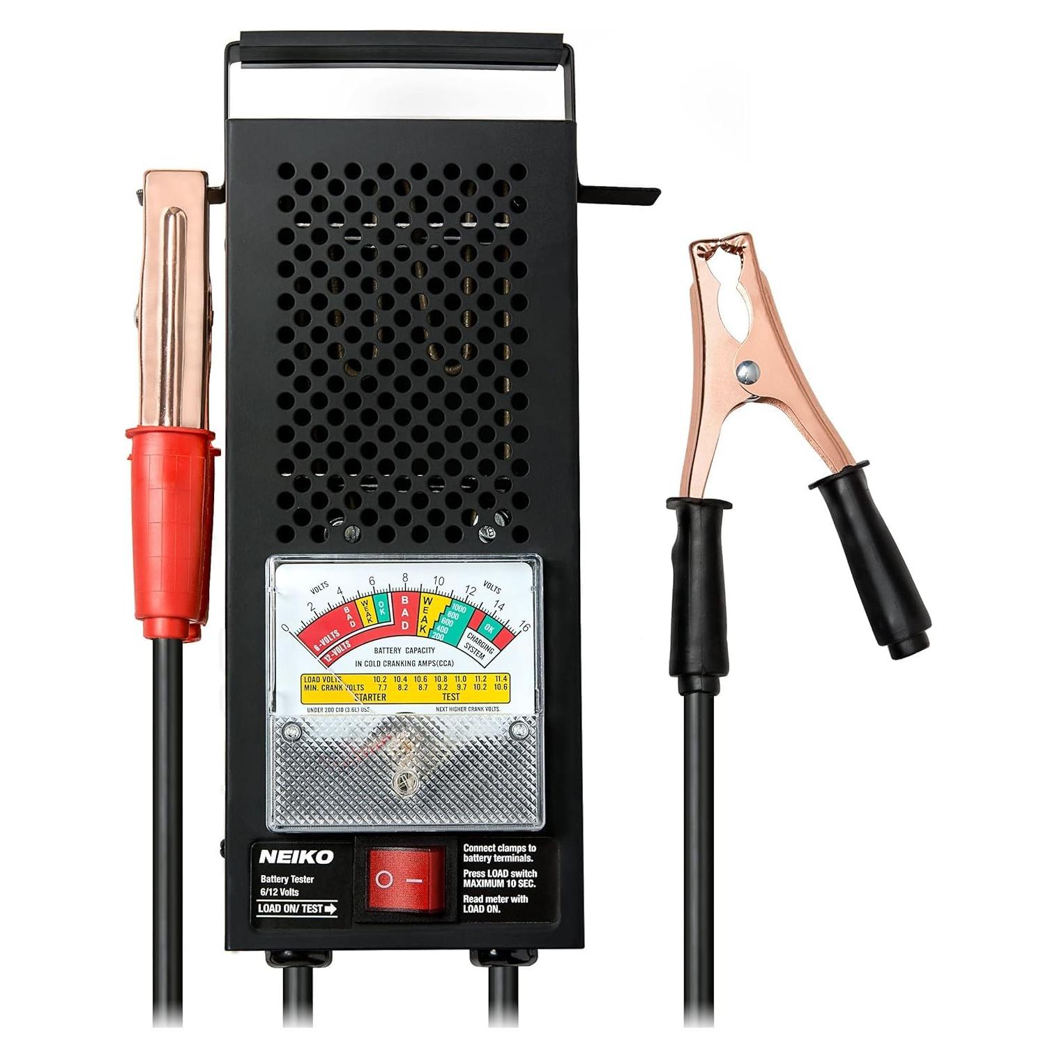 Probador de Baterías Neiko 40510A 100 AMP 6/12V Coche