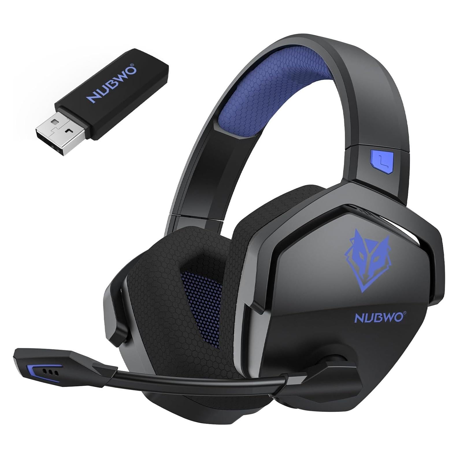 Auriculares Gaming NUBWO G06 Inalámbricos 100h PS5/PC