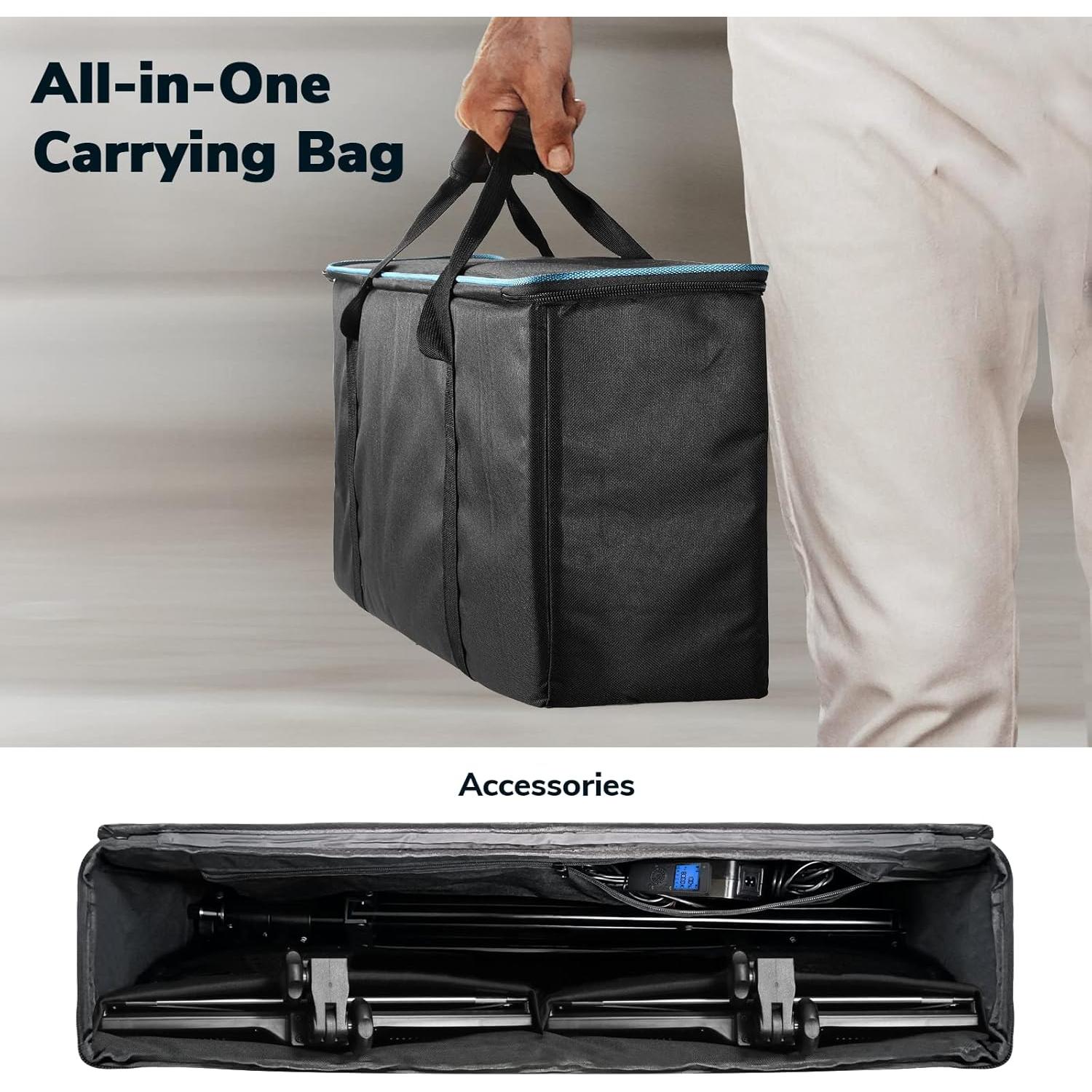 D50 Luz LED Bi-Color Dazzne 45W 39.12cm Control Remoto