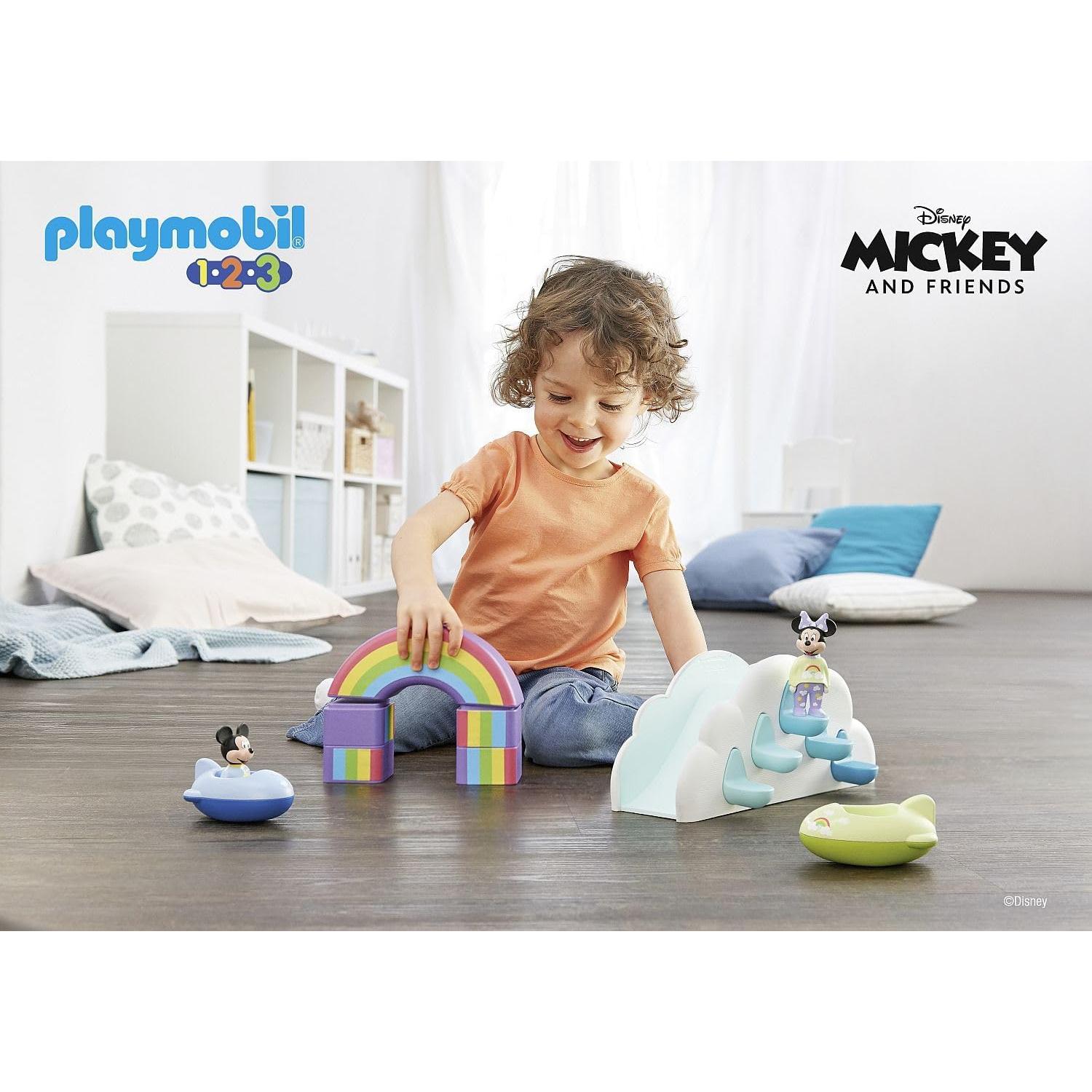 Casa Nublada Mickey y Minnie Playmobil 1.2.3 - 16 Piezas