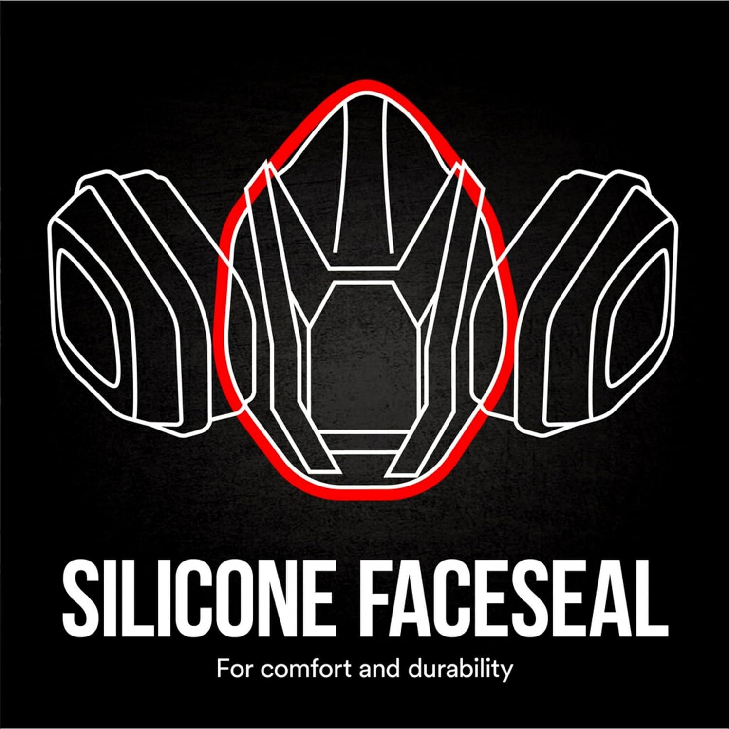 Respirador Reutilizable 3M 65023QL Mediano con Cierre Rápido