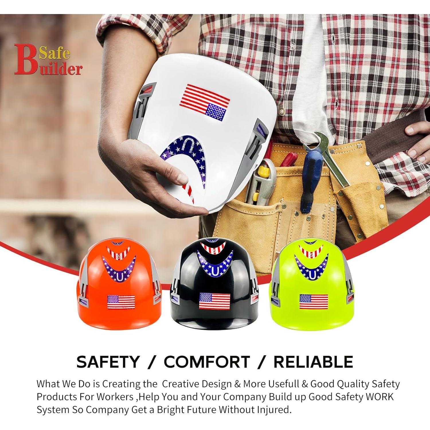 Casco de Seguridad SAFEBUILDER SBD-H1 Ventilado Negro