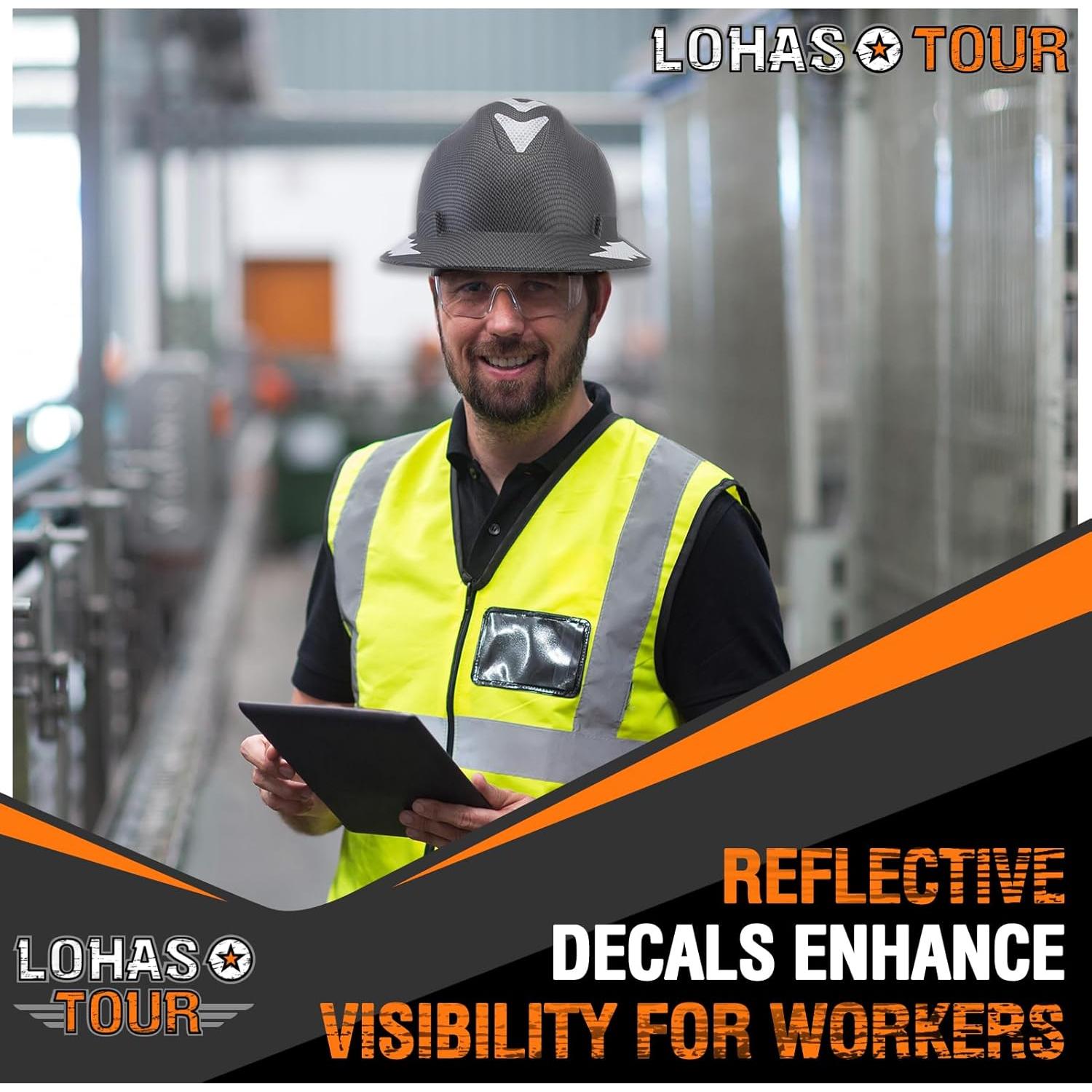 Casco de Seguridad LOHASTOUR Fibra de Carbono Ajustable