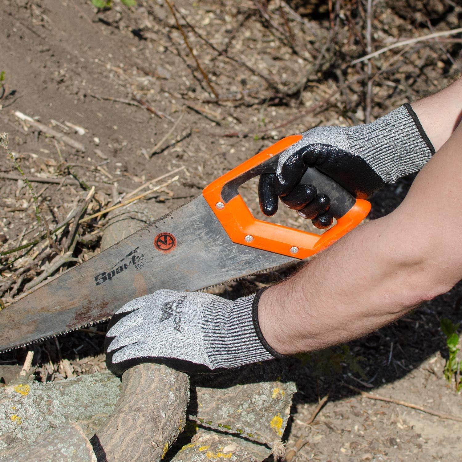 Guantes de Trabajo Acktra WG014 Resistentes a Cortes Nivel 5