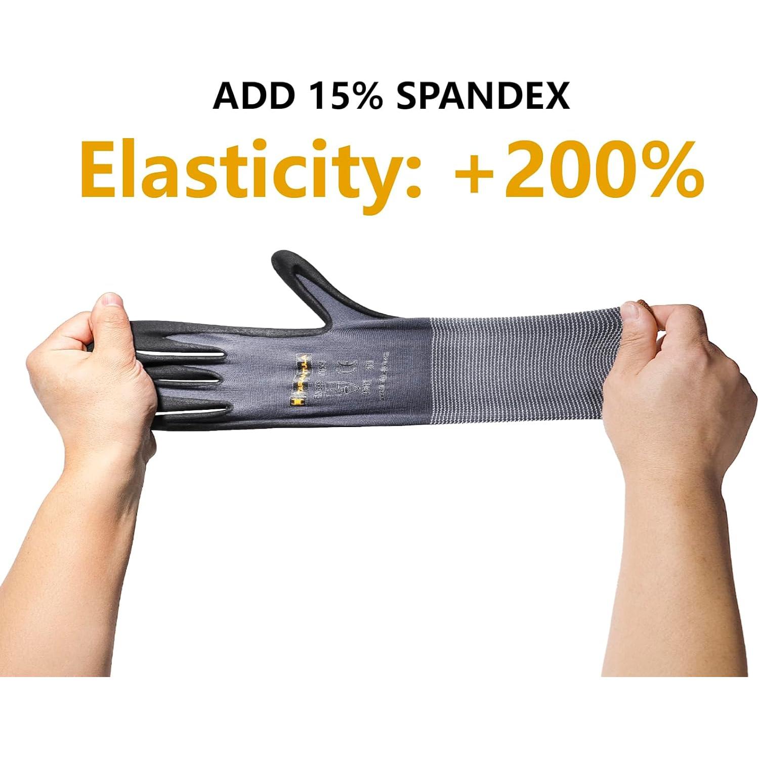 Guantes de Trabajo Tarantula Safety Nitrilo Transpirables XL