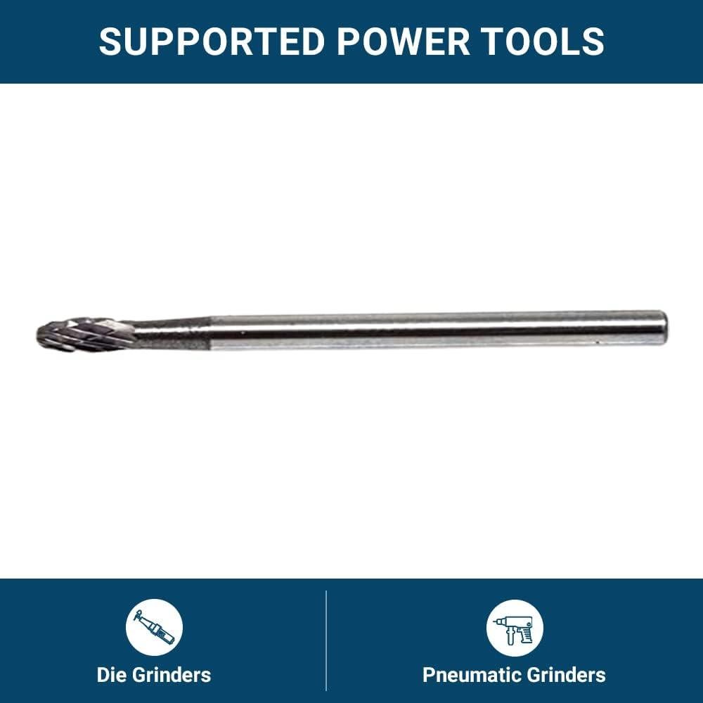 Broca de Carburo Doble Corte 1/8" Benchmark Abrasives SE-41