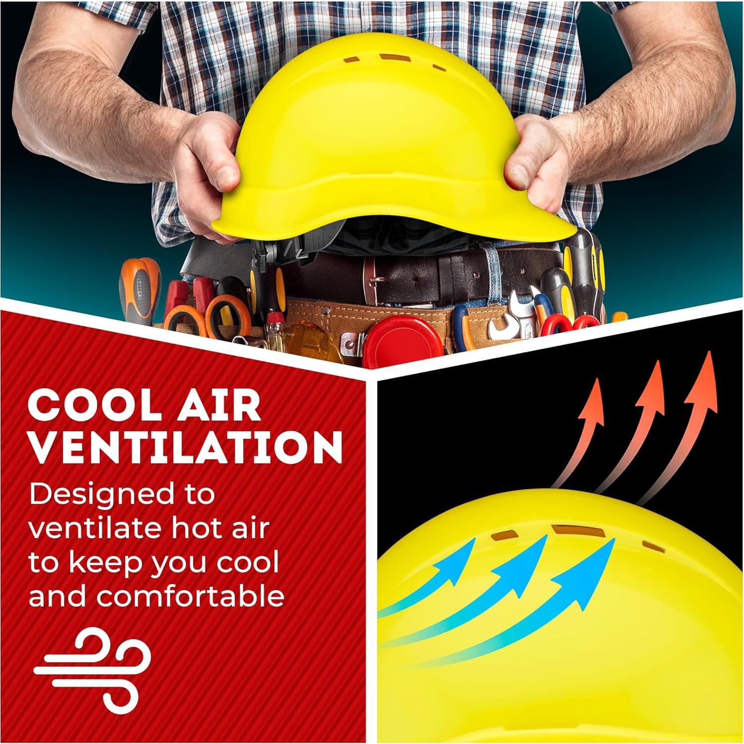 Casco de Seguridad Acerpal 2LMV Color Lima con Ventilación