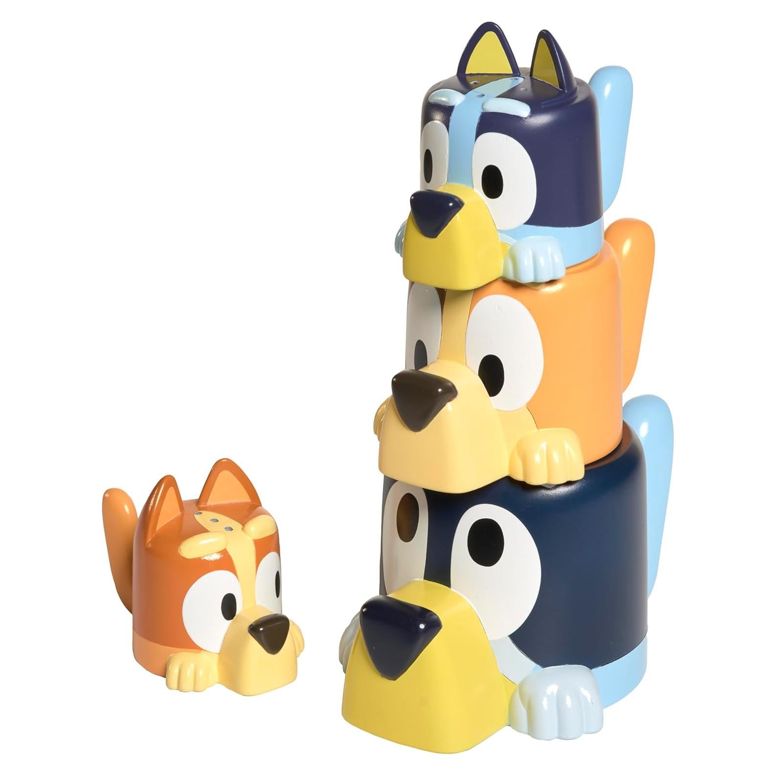 Juguetes de baño TOMY Toomies Bluey - Vertedores 4 unidades