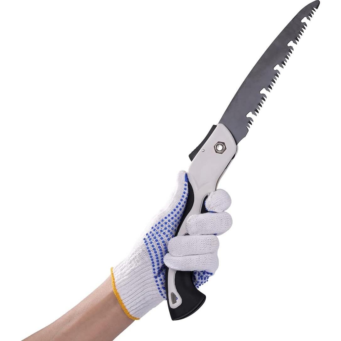 Guantes de Trabajo Antideslizantes 12 Pares Azul