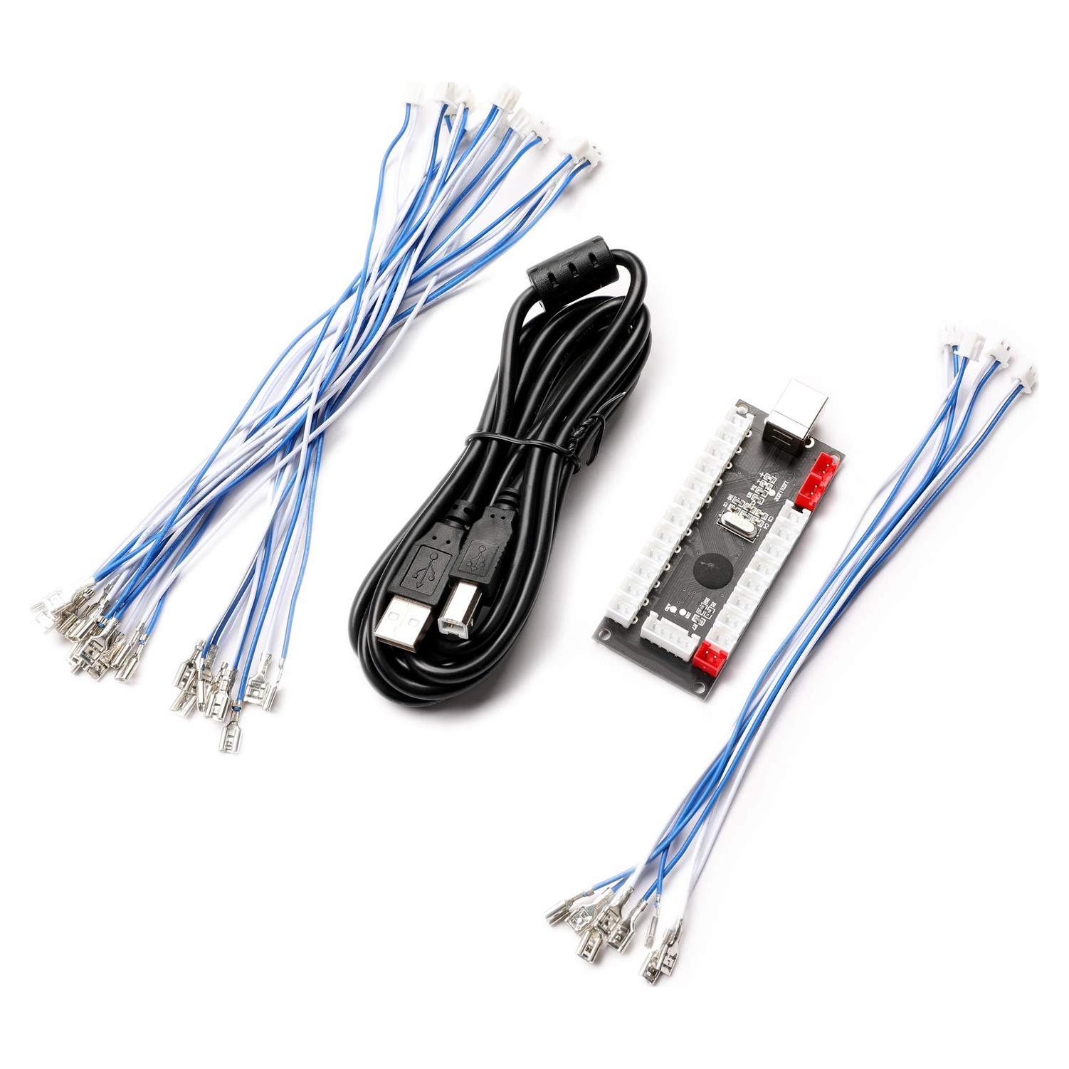 Codificador USB Zero Delay BEYEE para MAME y Raspberry Pi 2Pin