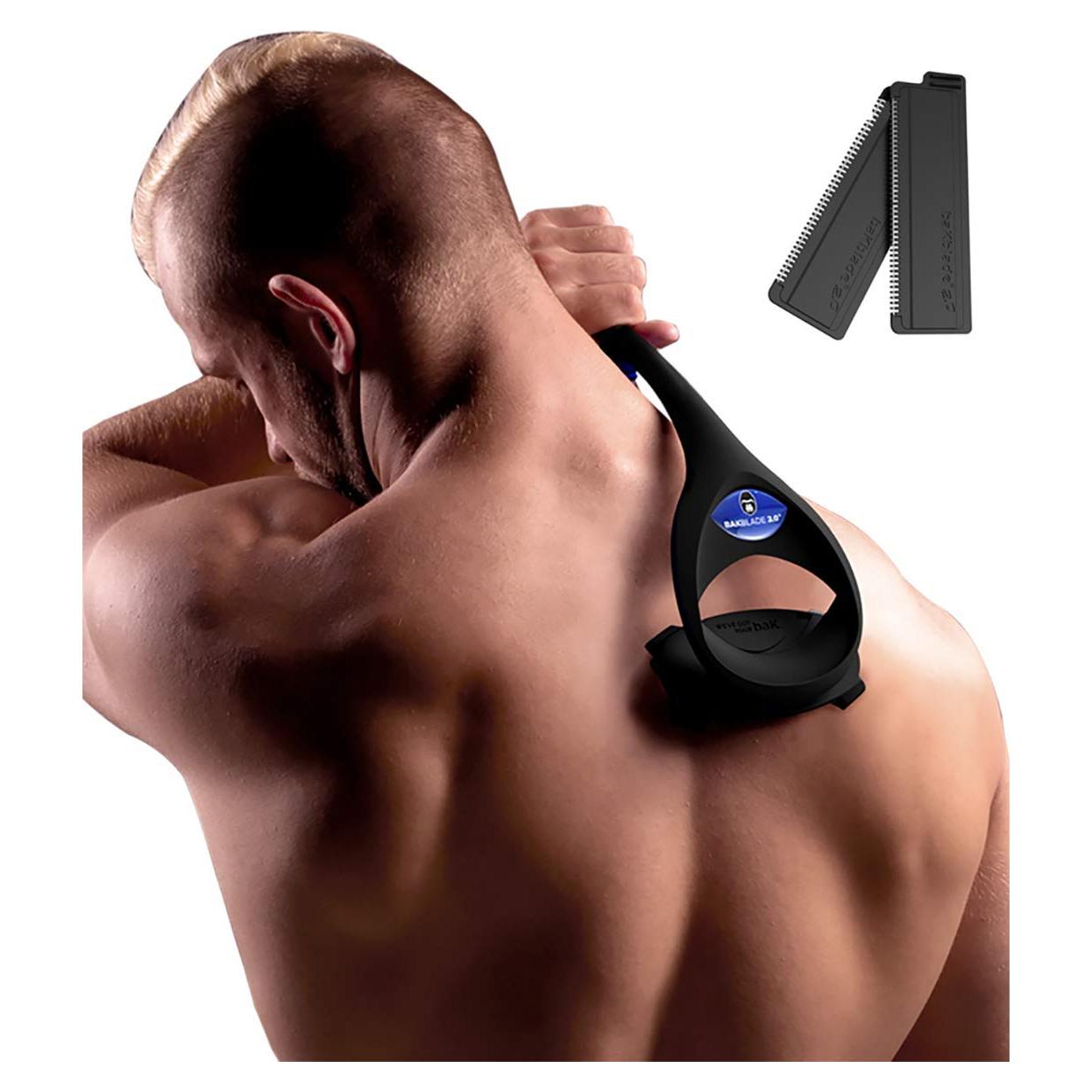 Afeitadora de Espalda BakBlade 2.0 para Hombres - Ergonómica y Segura