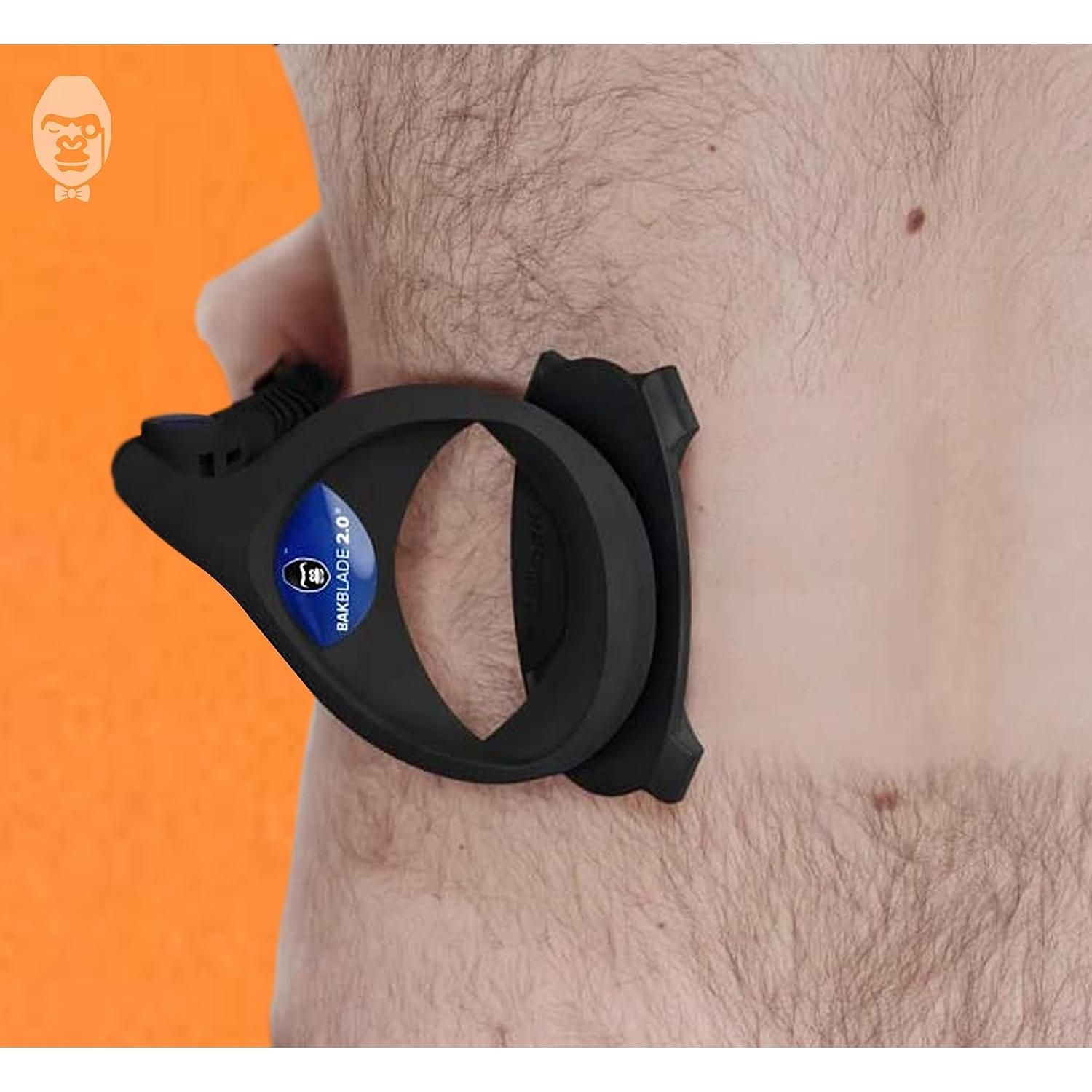 Afeitadora de Espalda BakBlade 2.0 para Hombres - Ergonómica y Segura