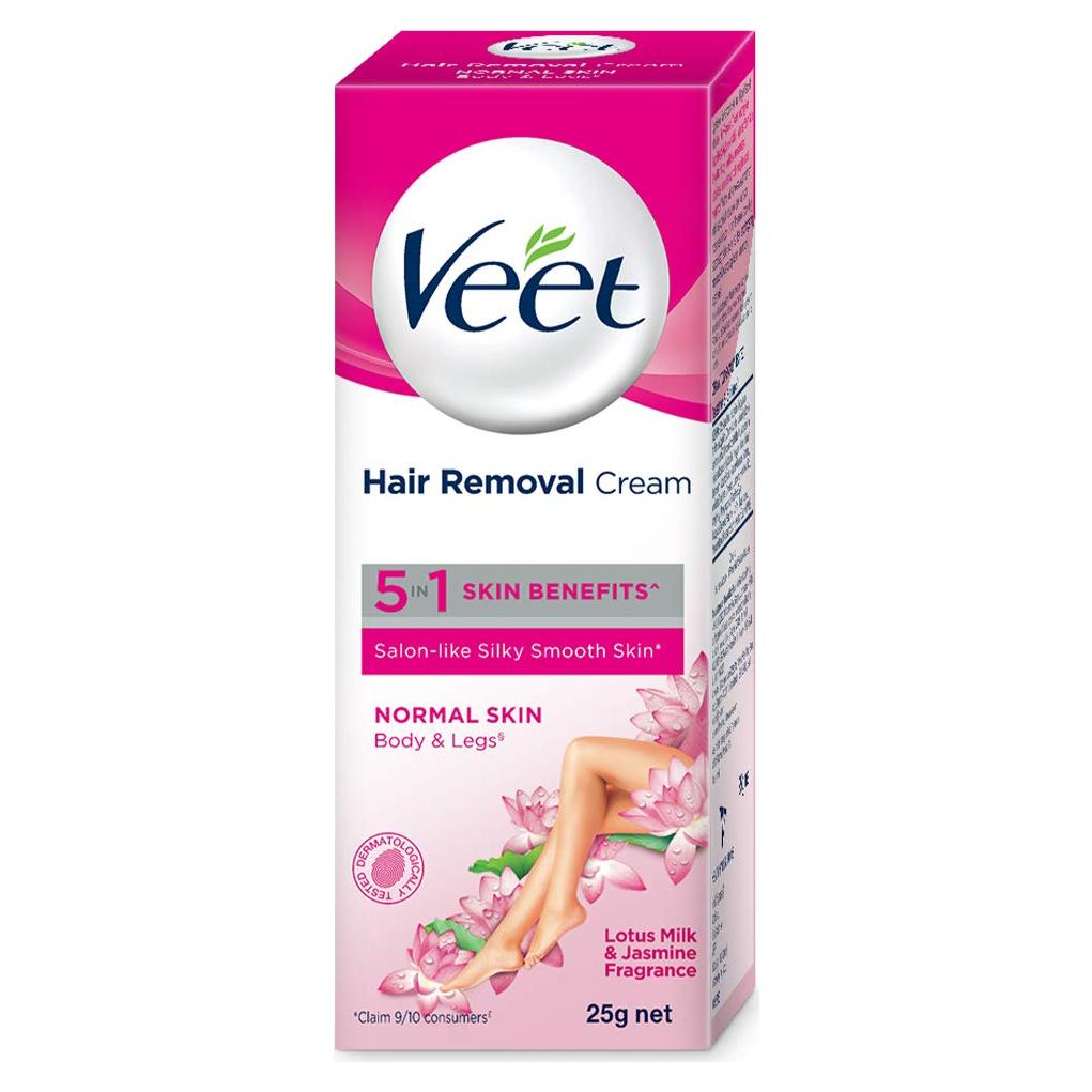 Crema Depilatoria Veet Piel Normal 30g con Leche de Loto