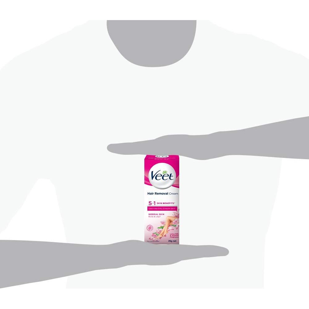 Crema Depilatoria Veet Piel Normal 30g con Leche de Loto