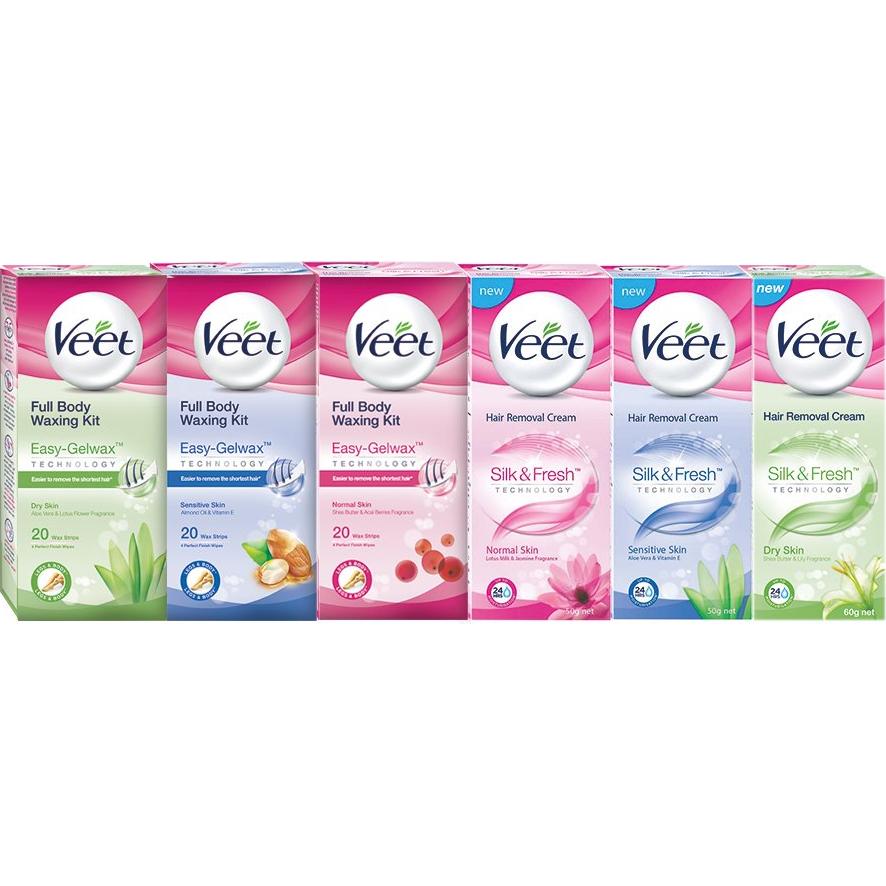 Crema Depilatoria Veet Piel Normal 30g con Leche de Loto