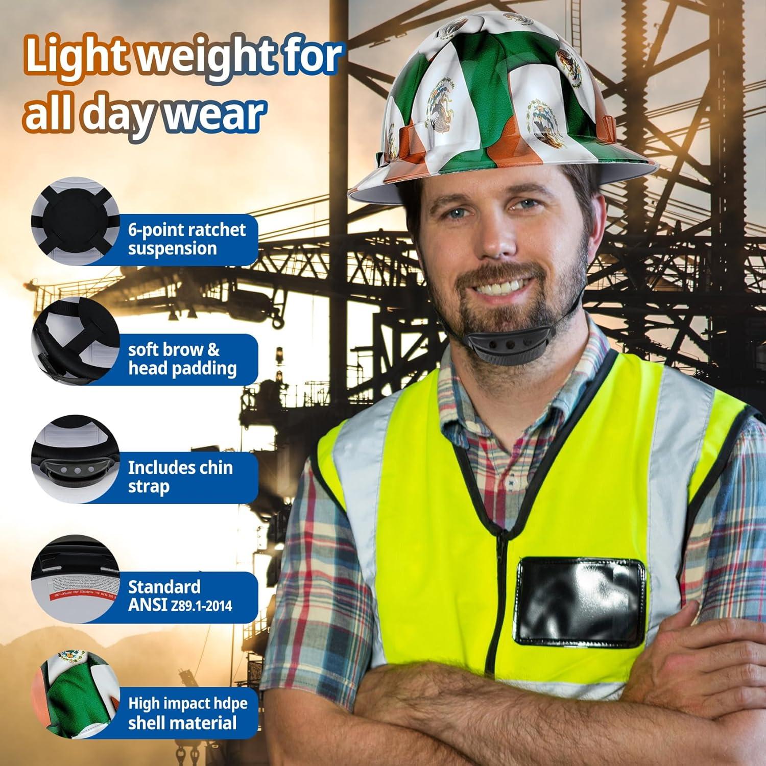 Casco de Seguridad TOKISHI X002 Brim Completo HDPE