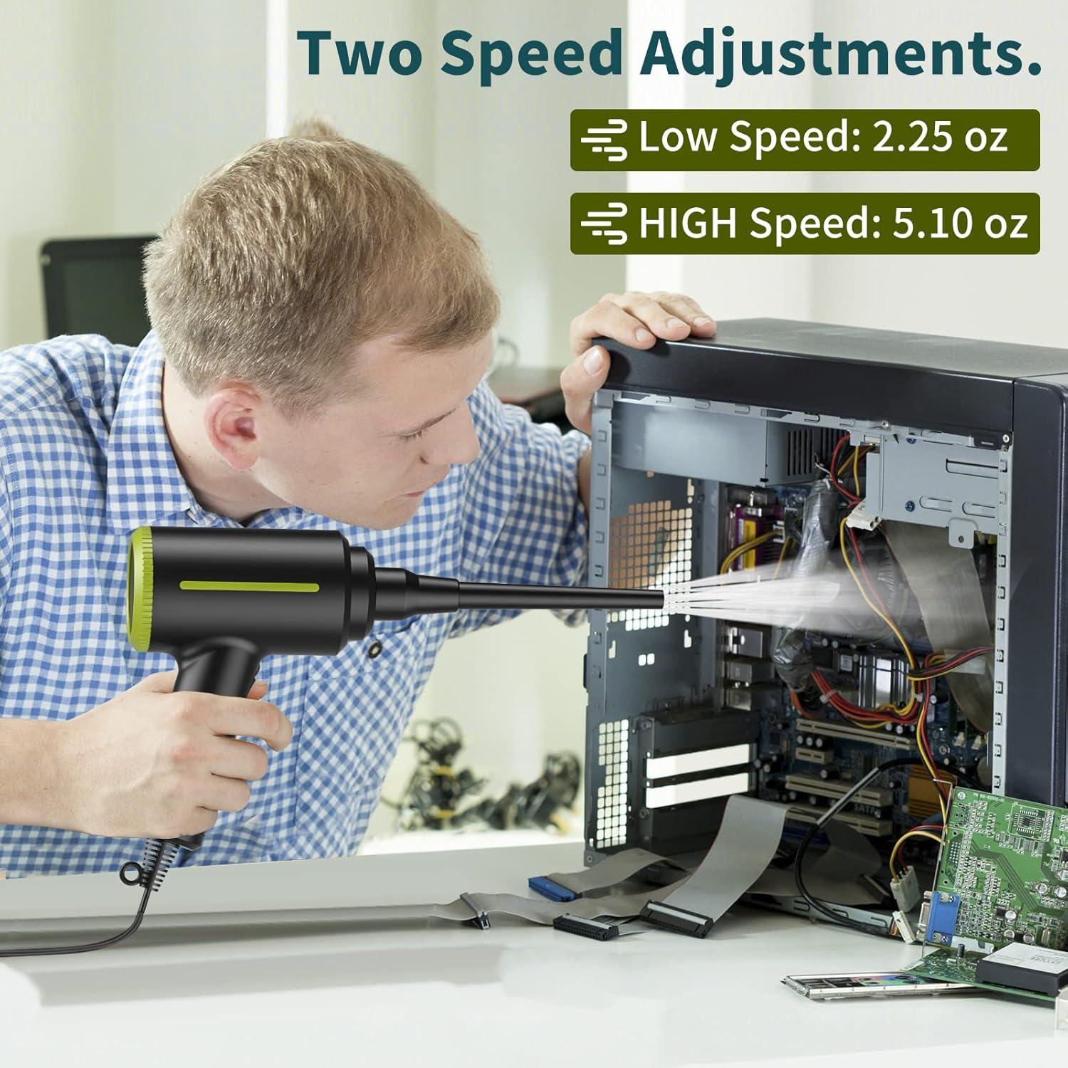 Soplador de Aire Eléctrico Dorobeen 500W 40000RPM Portátil