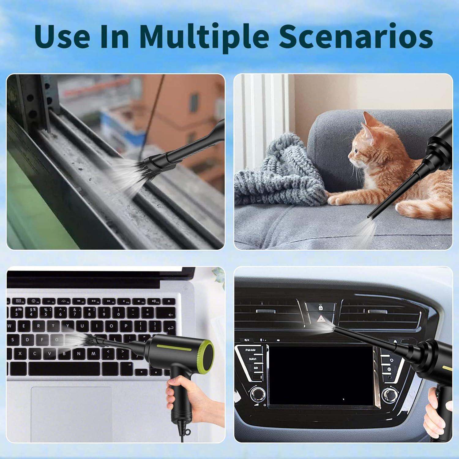 Soplador de Aire Eléctrico Dorobeen 500W 40000RPM Portátil