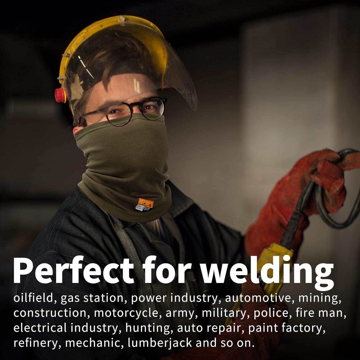 Gaiter de Cuello FR LANLFY Verde Militar Transpirable