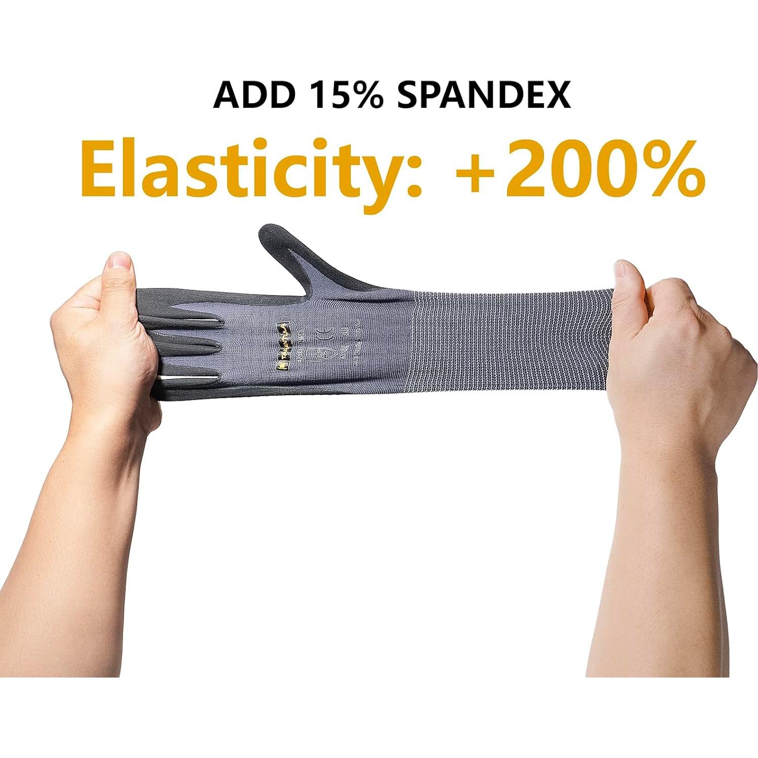 Guantes de Trabajo Tarantula Nitrilo MicroFoam 12 Pares