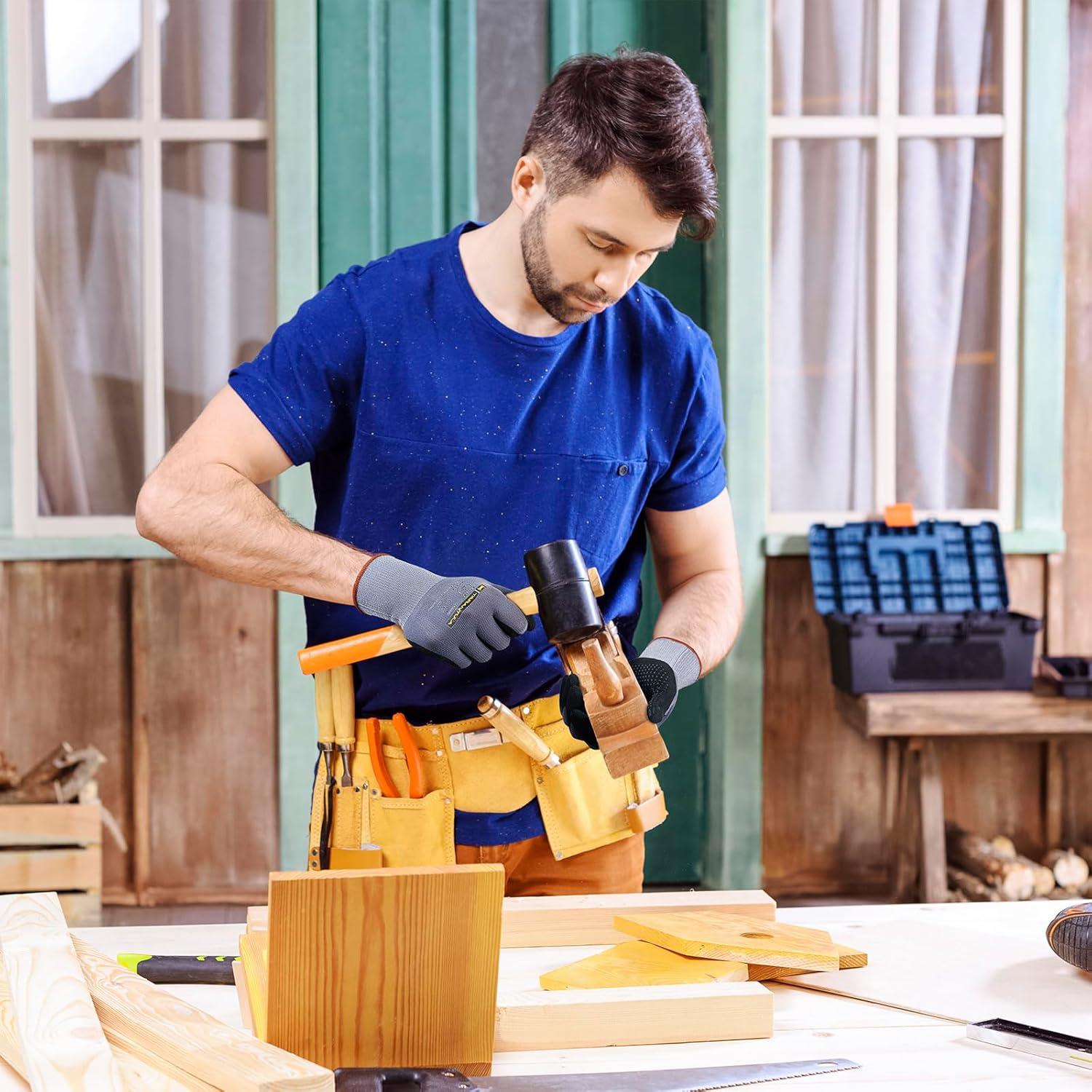 Guantes de Trabajo Tarantula Nitrilo MicroFoam 12 Pares