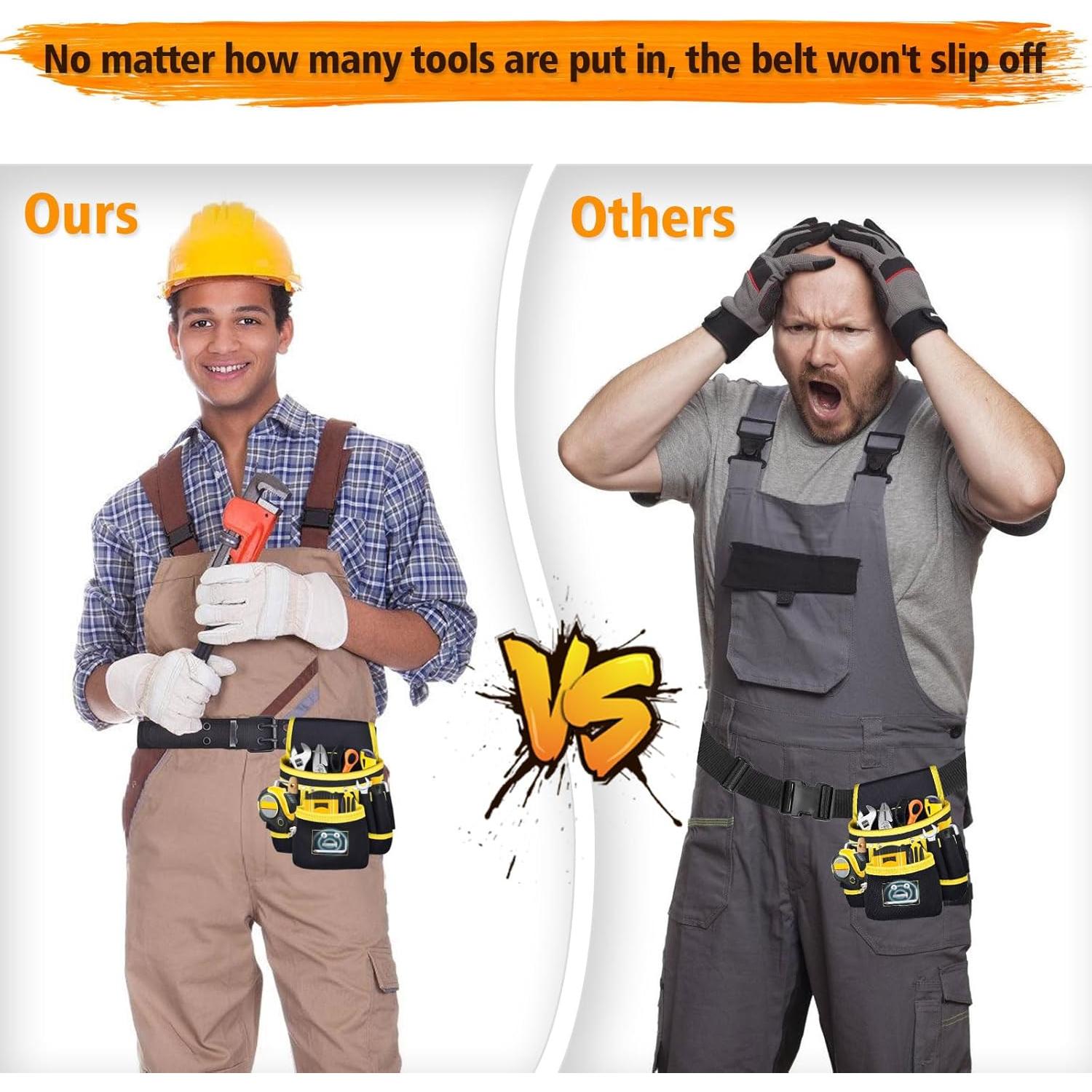 Cinturón de Herramientas XonyiCos 26 Bolsillos Magnético