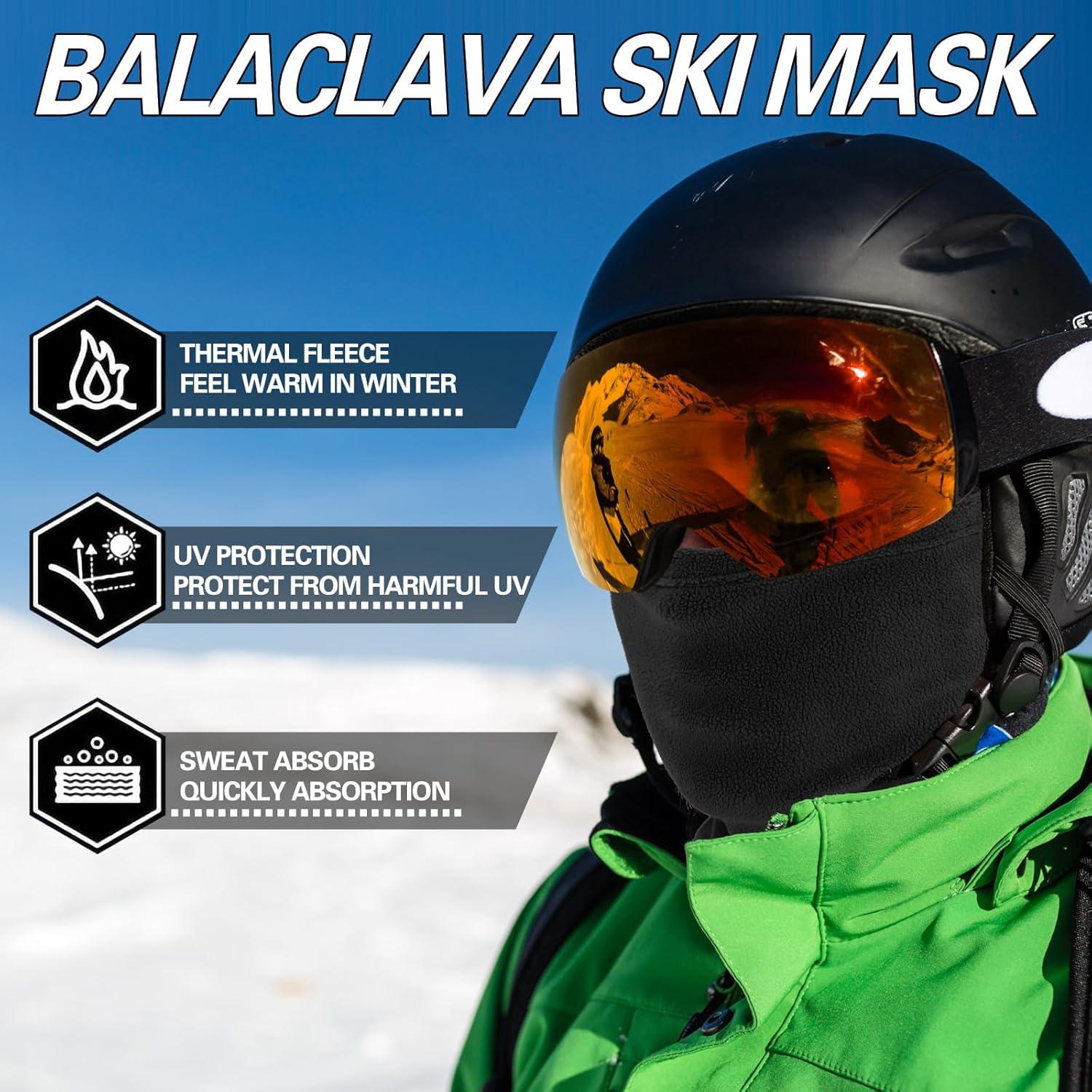 Máscara Balaclava Térmica Polar Unisex para Esquí y Motociclismo