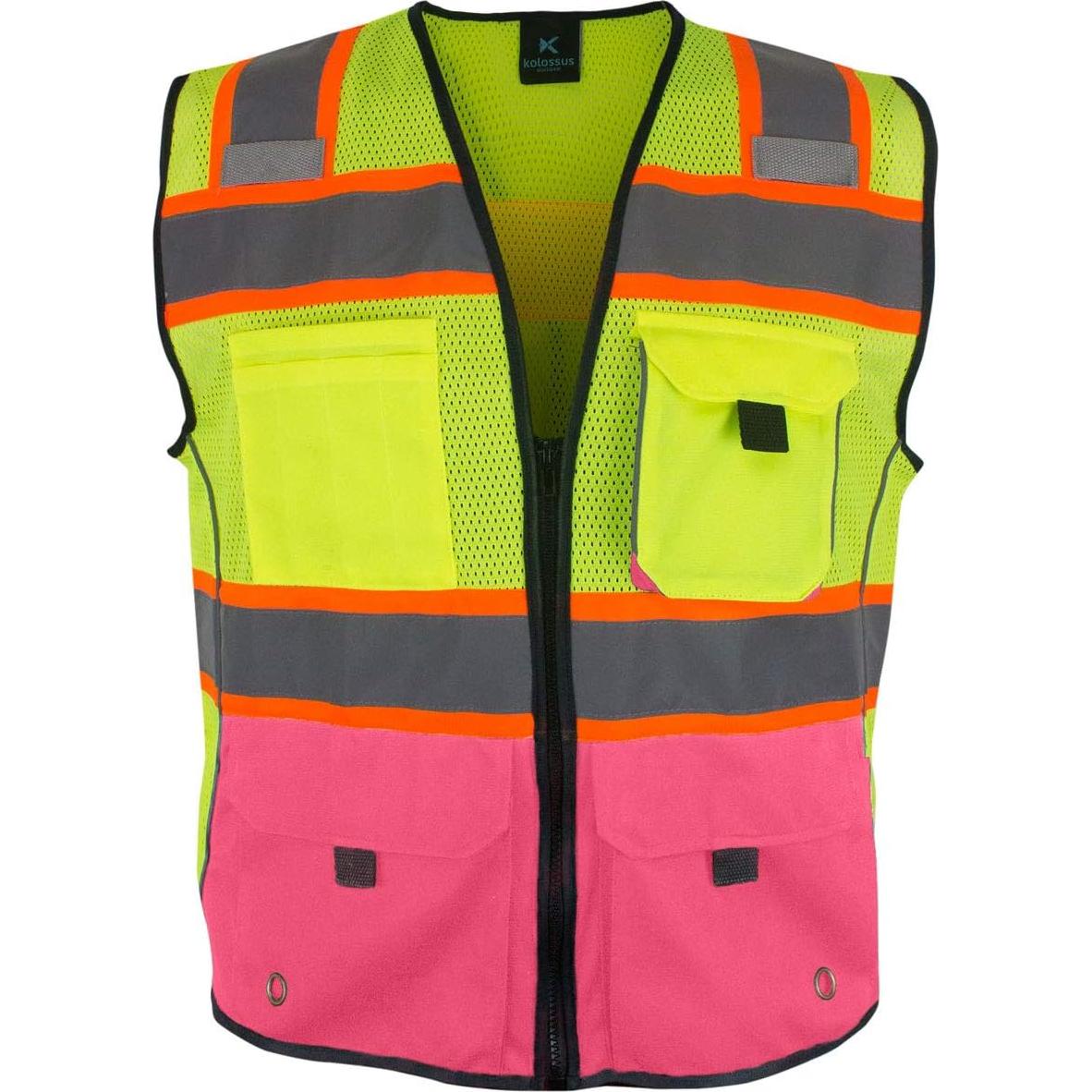 Chaleco de Seguridad Kolossus Clase 2 Naranja Reflectante