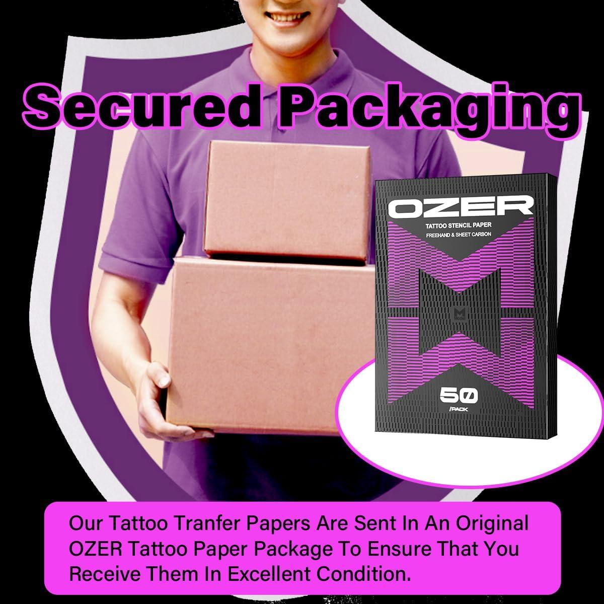 Papel de Transferencia de Tatuaje OZER M A4 - 50 Hojas