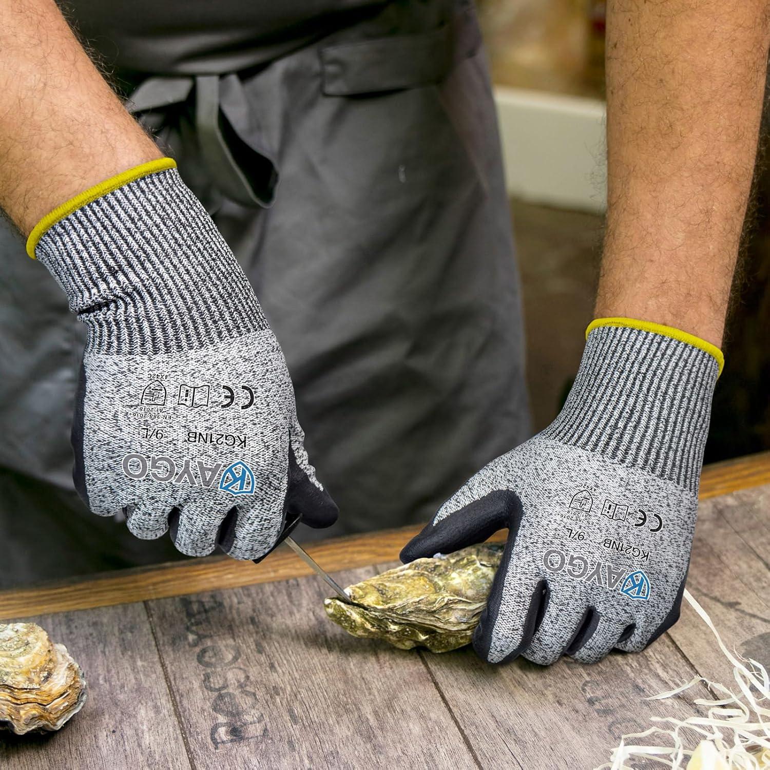 Guantes KAYGO KG21NB Resistentes a Cortes - 2 Pares L