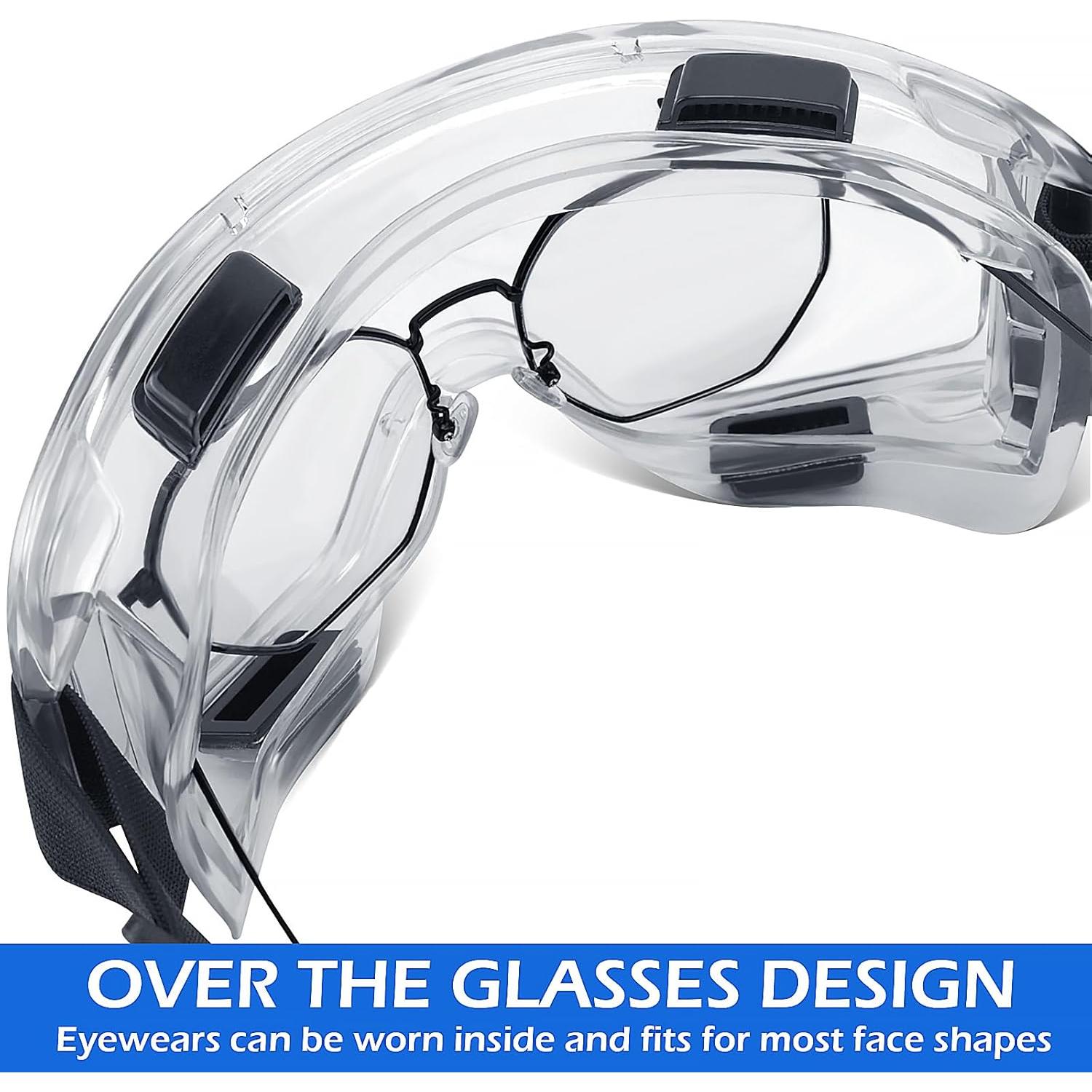 Gafas de Seguridad OXG 6 Pares Antivaho ANSI Z87.1
