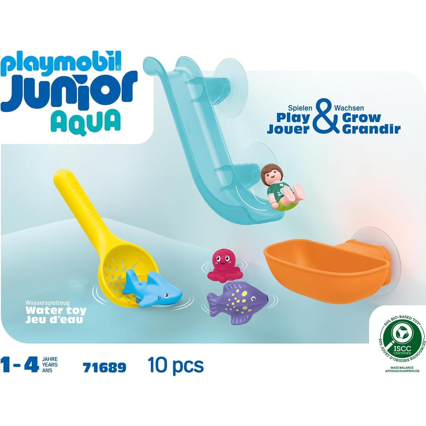 Tobogán de Agua Playmobil Junior con Animales Marinos