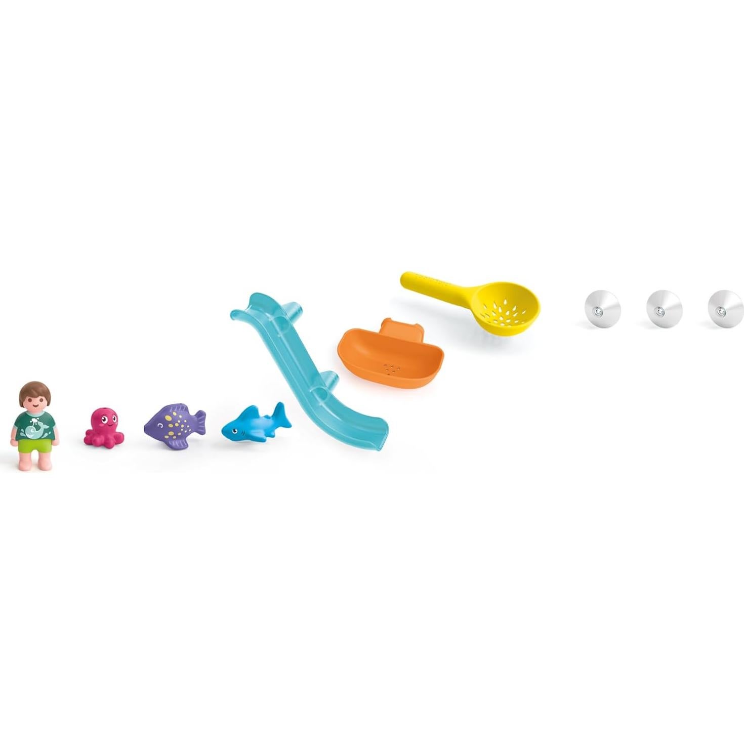 Tobogán de Agua Playmobil Junior con Animales Marinos