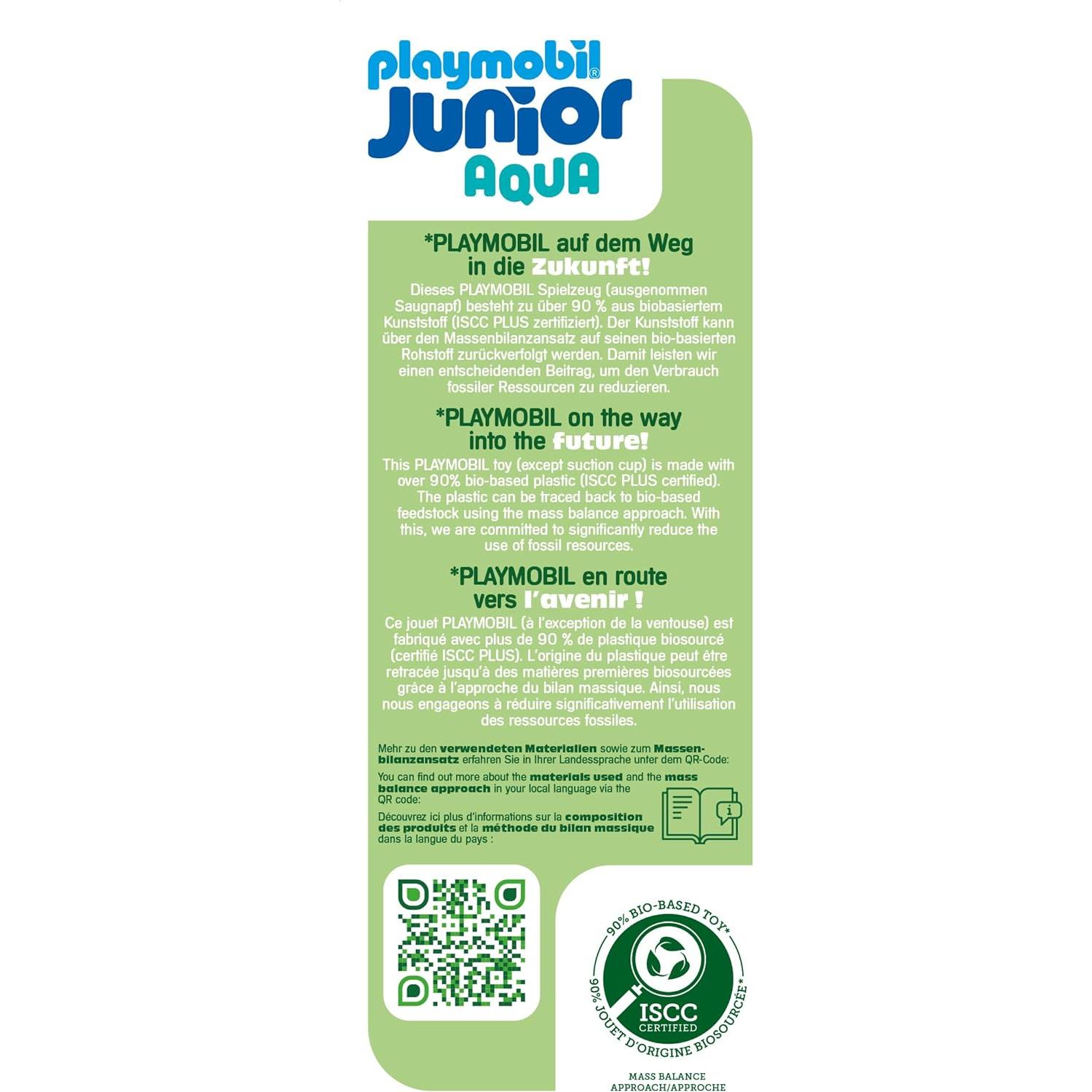 Tobogán de Agua Playmobil Junior con Animales Marinos