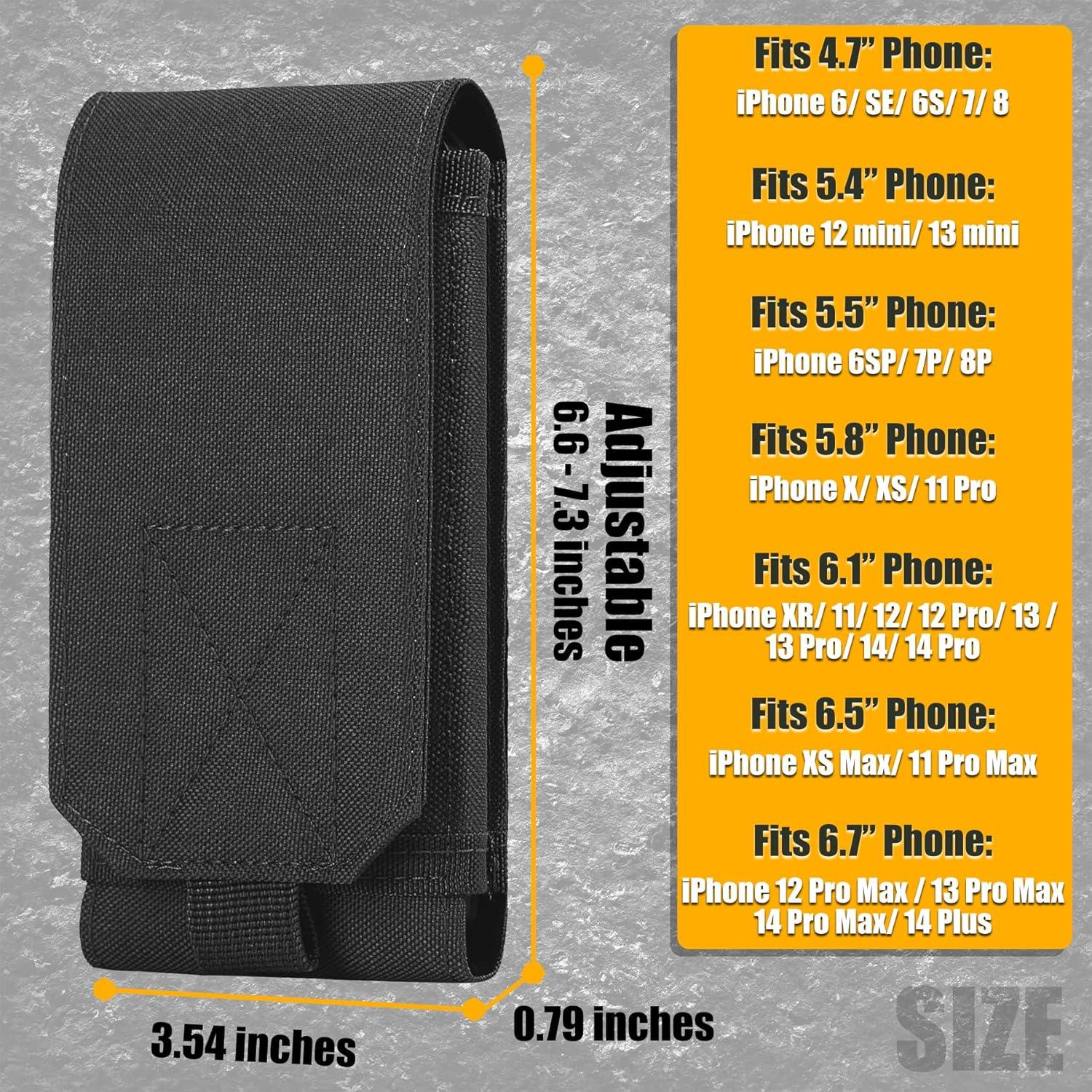 Funda Táctica Molle IronSeals para Teléfono Universal L