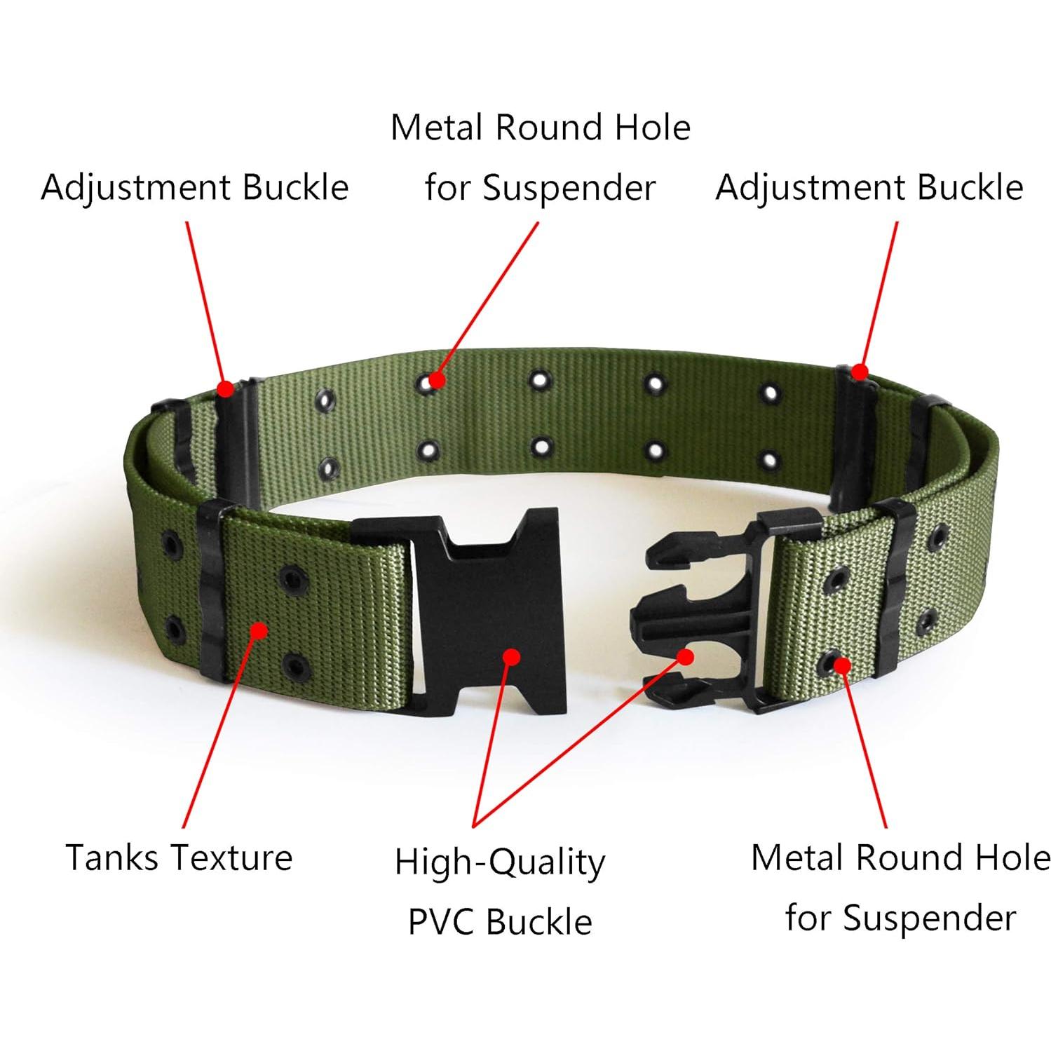 Cinturón Táctico UltraKey Ajustable para Rescate Verde