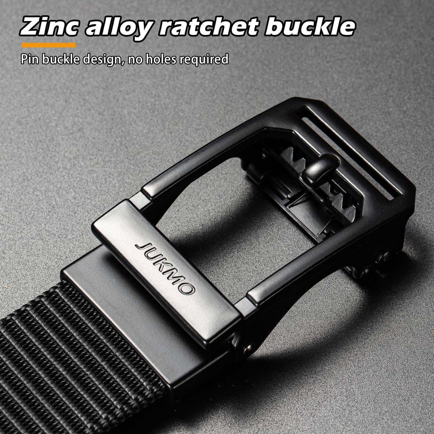 Cinturón Táctico JUKMO de Nylon Ajustable para Hombre