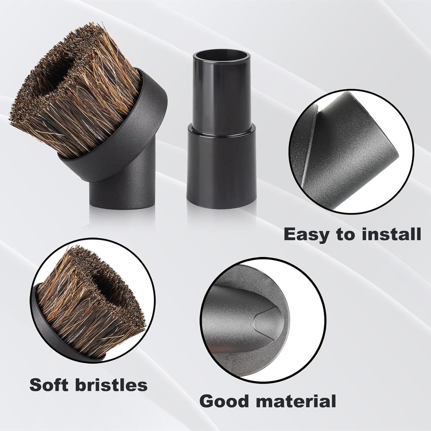 Cepillo de Polvo Redondo Shark - Accesorio 2 Piezas Cerdas Suaves