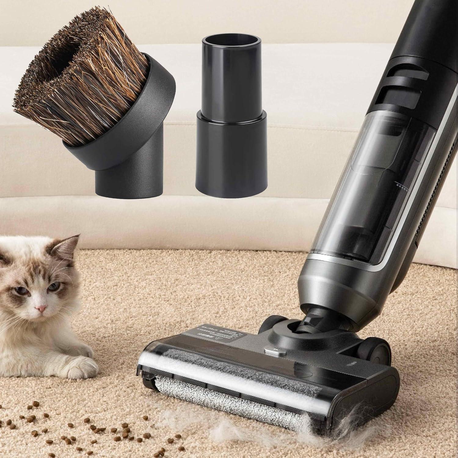 Cepillo de Polvo Redondo Shark - Accesorio 2 Piezas Cerdas Suaves