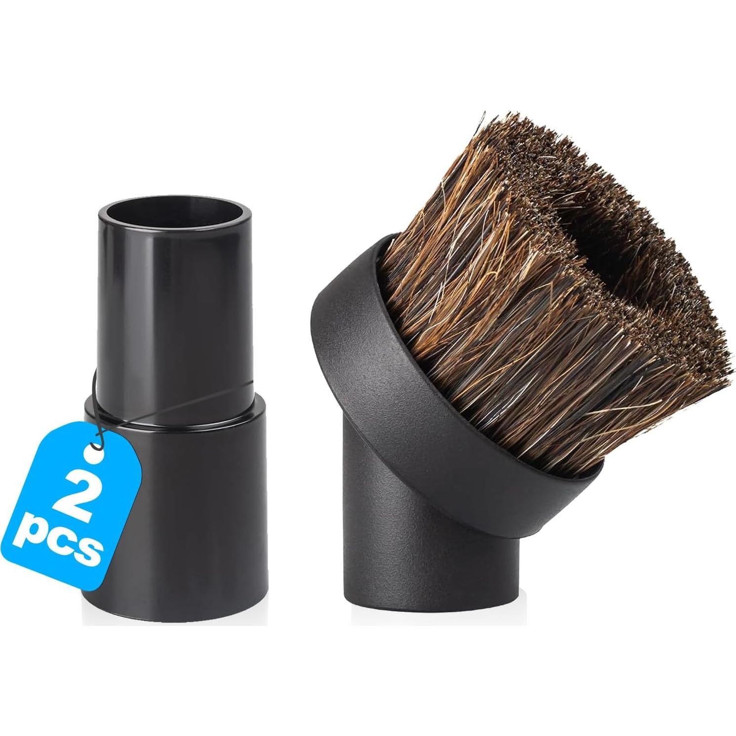 Cepillo de Polvo Redondo Shark - Accesorio 2 Piezas Cerdas Suaves