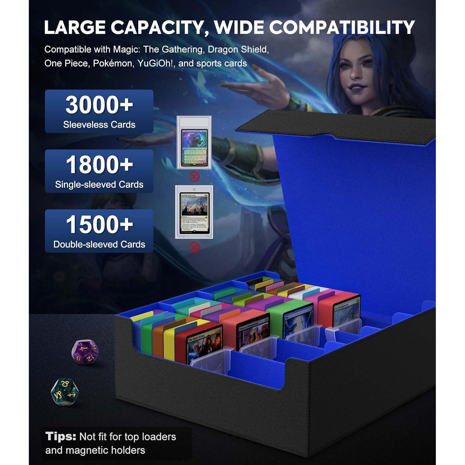 Caja de Almacenamiento de Cartas MoKo 3000+ con Divisores