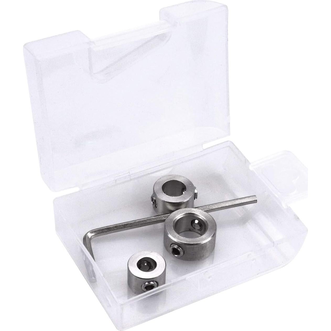 Juego de Collar de Detención ROOCBIT Acero Inoxidable 304 3 Piezas