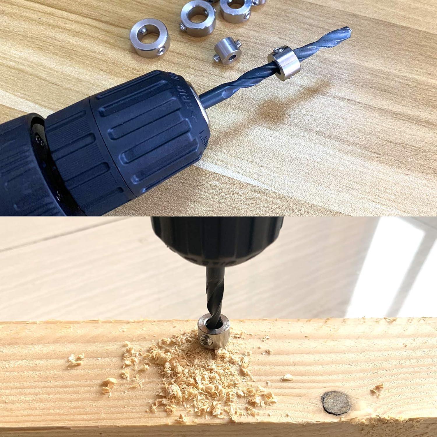 Juego de Collar de Detención ROOCBIT Acero Inoxidable 304 3 Piezas