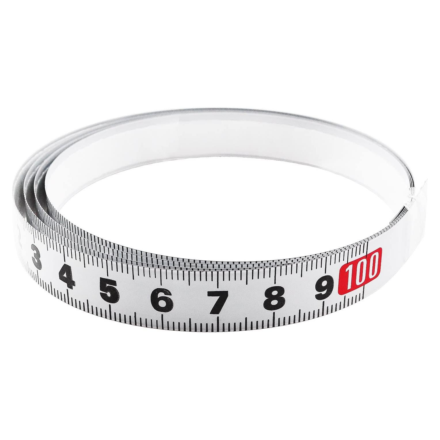 Cinta Métrica Autoadhesiva 1m BLLNDX Regla de Acero