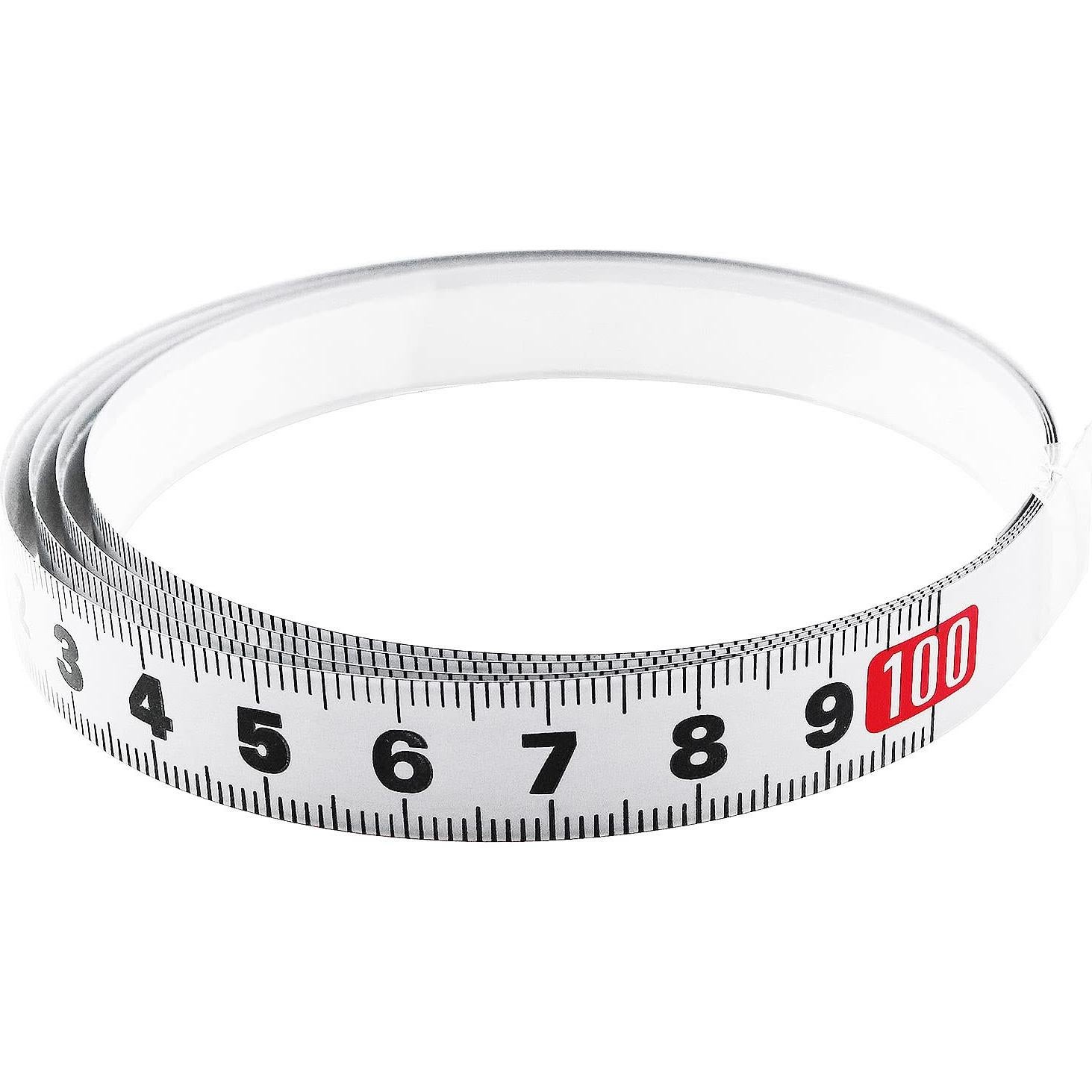 Cinta Métrica Autoadhesiva 1m BLLNDX Regla de Acero