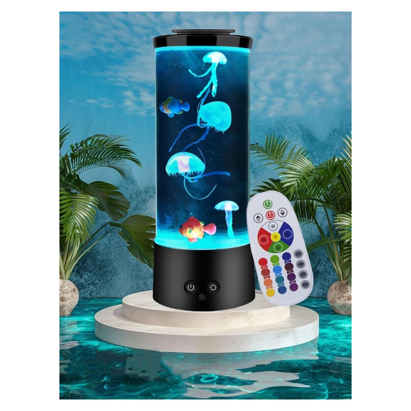 Lámpara de Medusas ORDERSOON con 16 Colores y Control Remoto