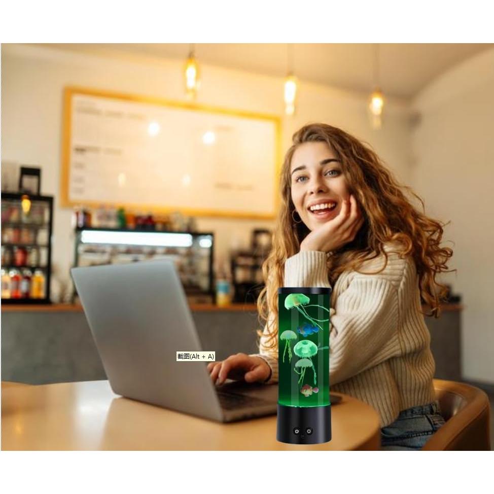 Lámpara de Medusas ORDERSOON con 16 Colores y Control Remoto