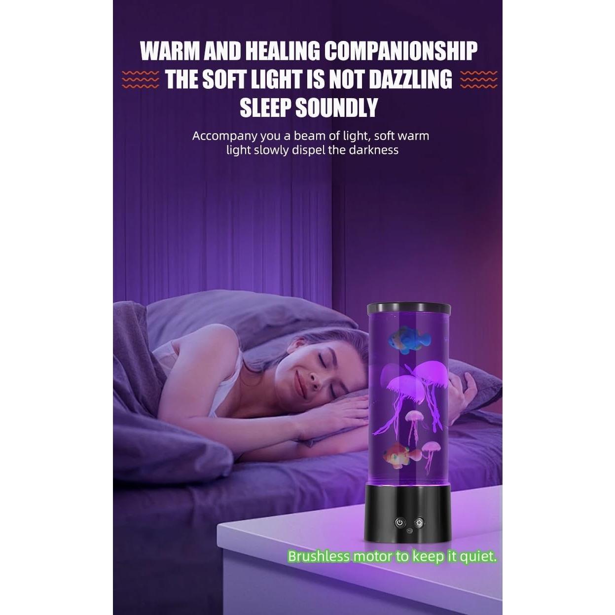 Lámpara de Medusas ORDERSOON con 16 Colores y Control Remoto